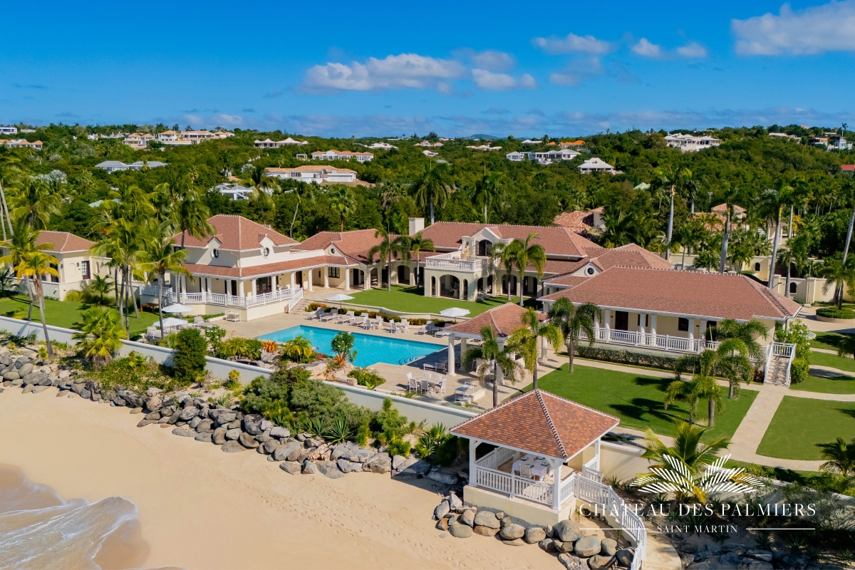 Villa Le Chateau des Palmiers | Beach Front - Located in  Exquisite Plum Bay with Private Pool